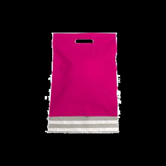 250 Plastiktaschen 30x40cm verschließbar pink Plastiktaschen bedrucken