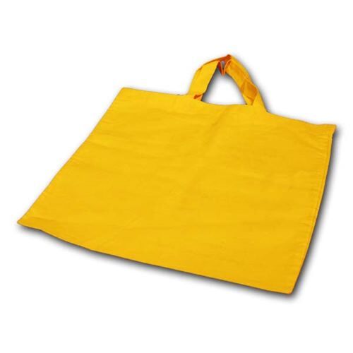 Stofftaschen gelb groß kurzer Henkel mit Bedrucken Stofftaschen 